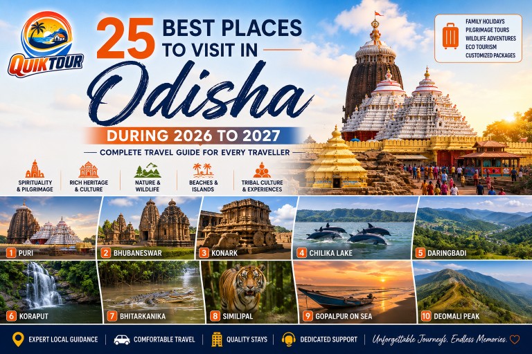 25 Best Places to Visit in Odisha During 2026 to 2027