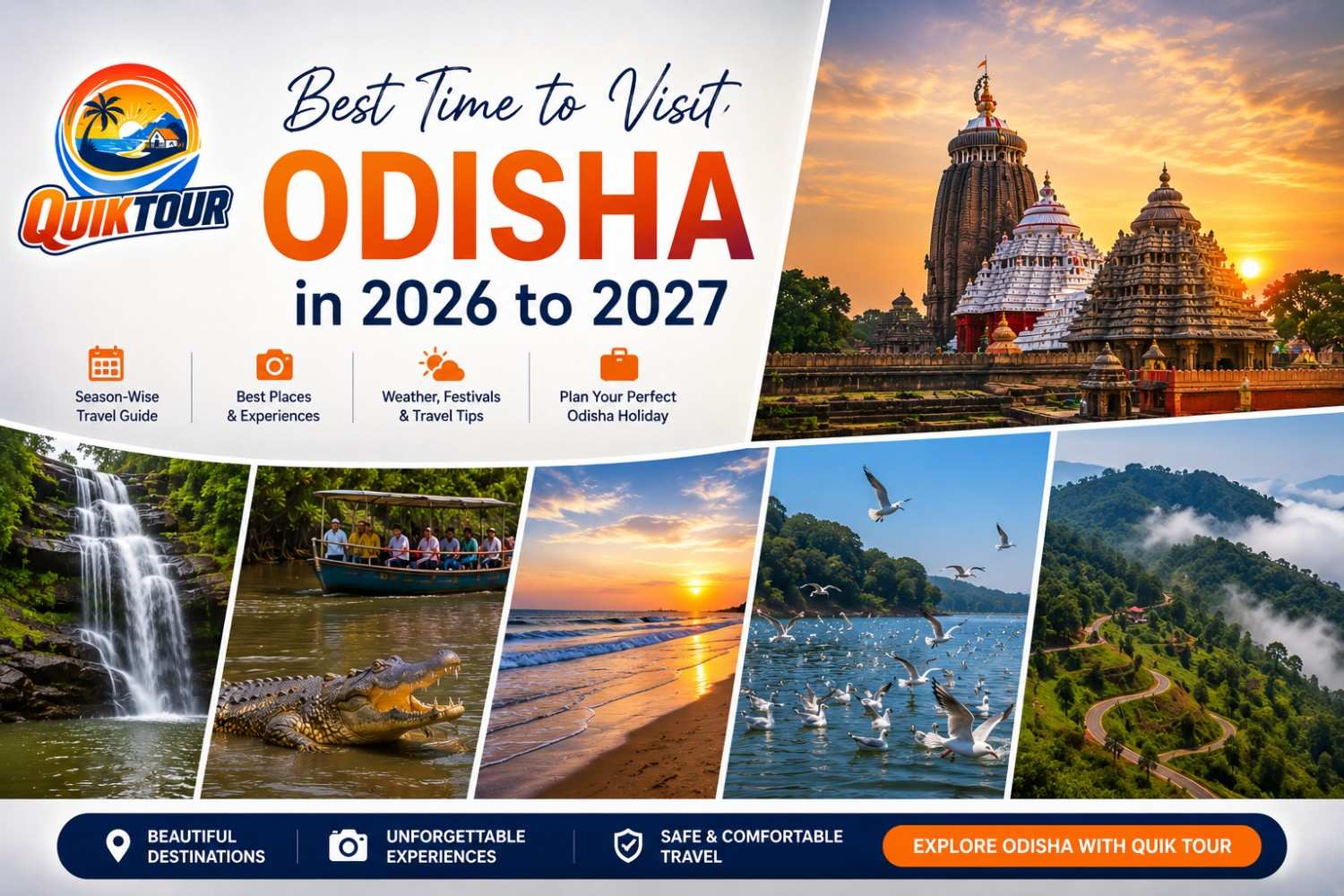 Best Time to Visit Odisha in 2026 to 2027 | Complete Season-Wise Travel Guide